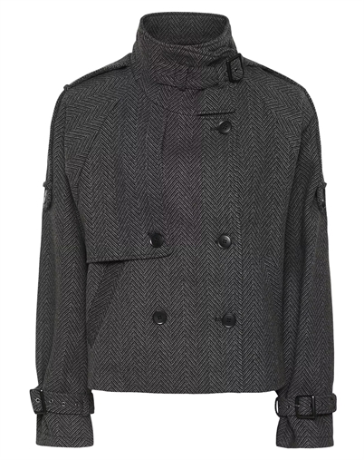 Gestuz - GZAvic Short Jakke - Herringbone